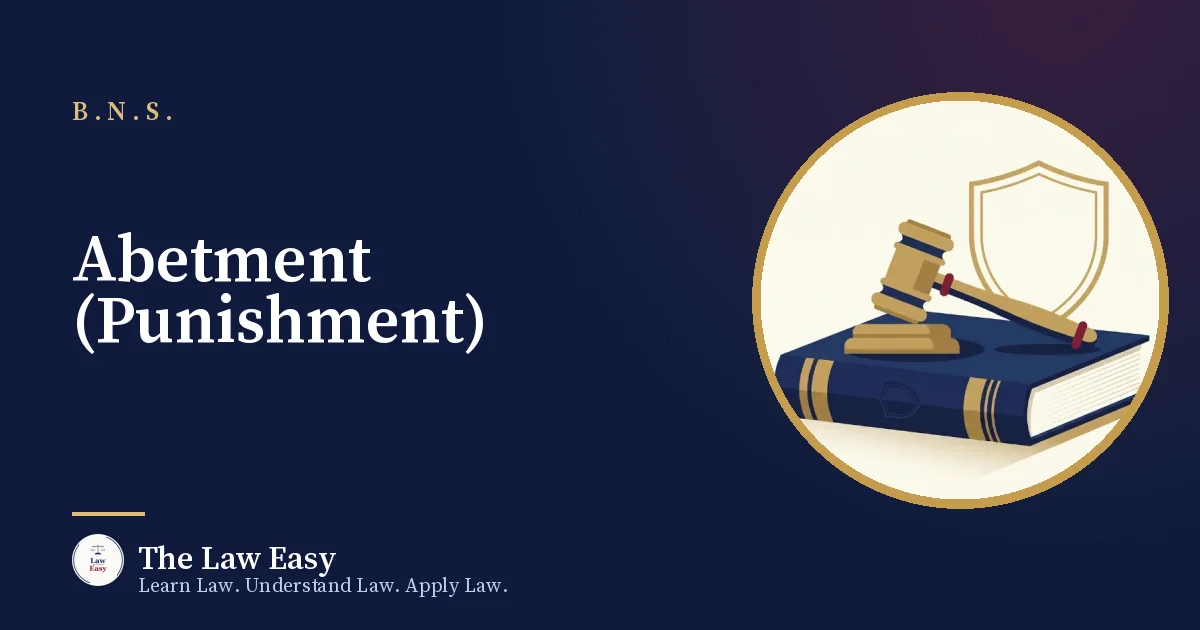 Cover: Abetment (Punishment)