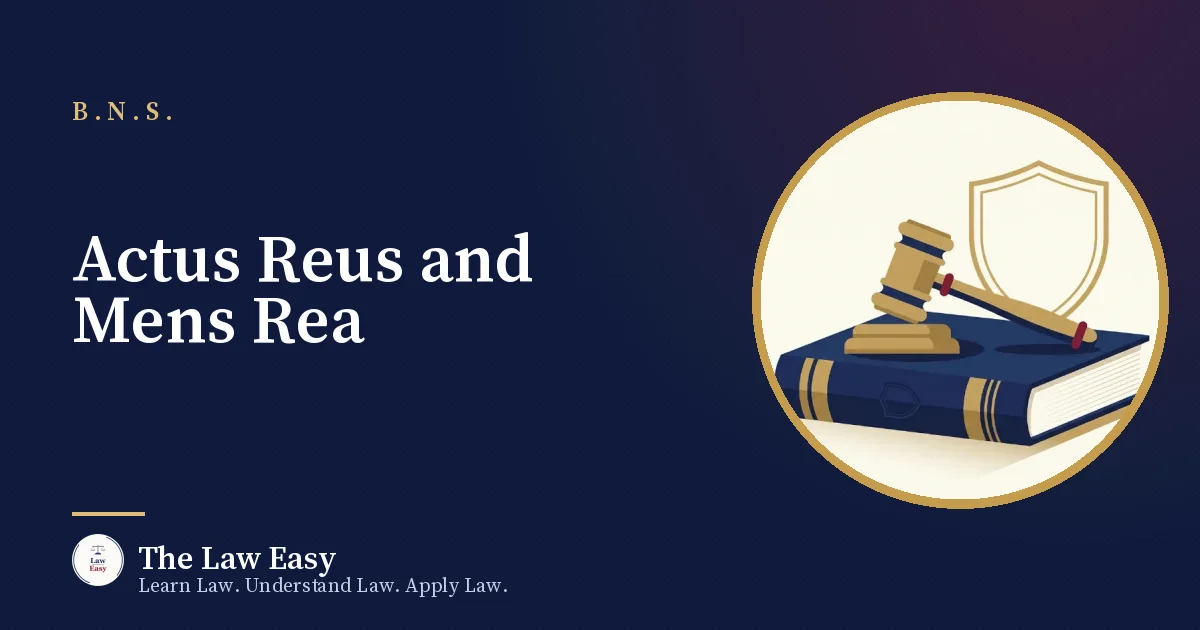 Cover: Actus Reus and Mens Rea
