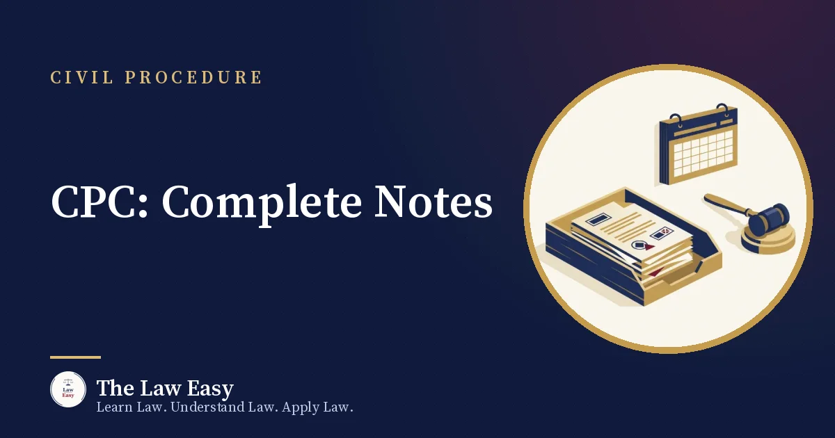 Cover: CPC: Complete Notes