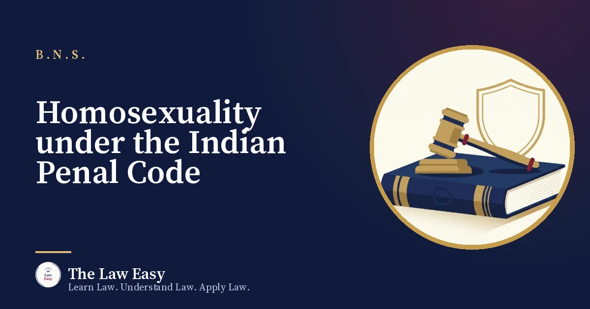 Cover: Homosexuality under the Indian Penal Code