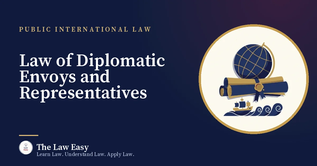 Cover: Law of Diplomatic Envoys and Representatives