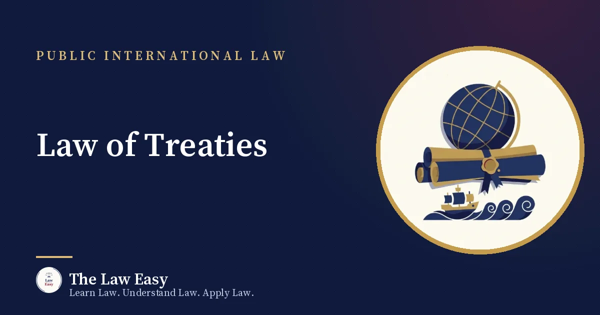 Cover: Law of Treaties