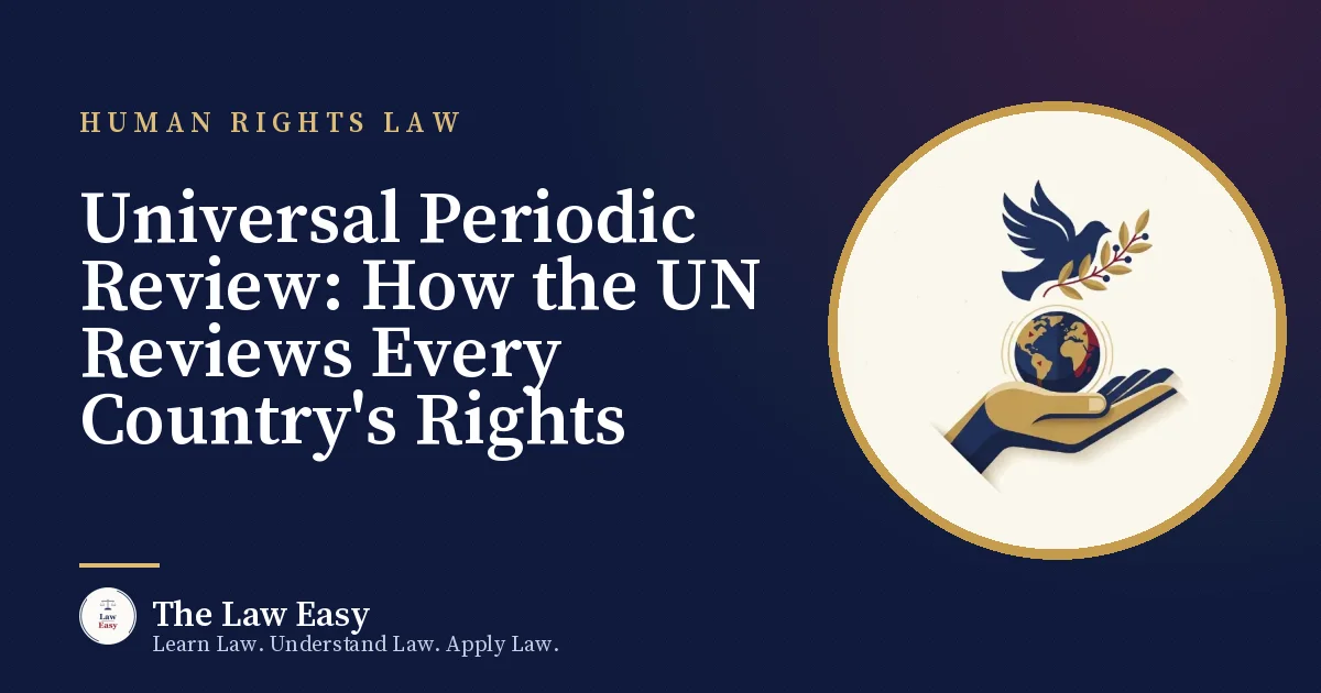 Cover: Universal Periodic Review: How the UN Reviews Every Country's Rights