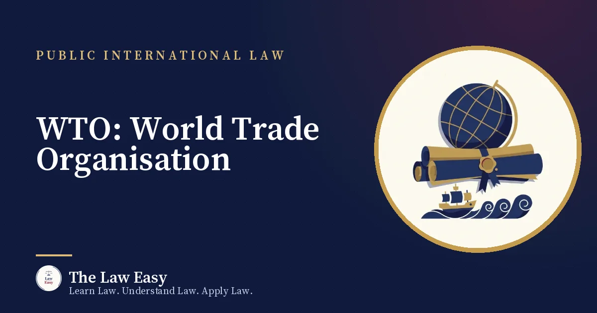 Cover: WTO: World Trade Organisation
