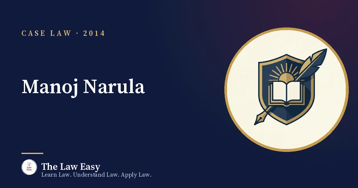 Cover: Manoj Narula