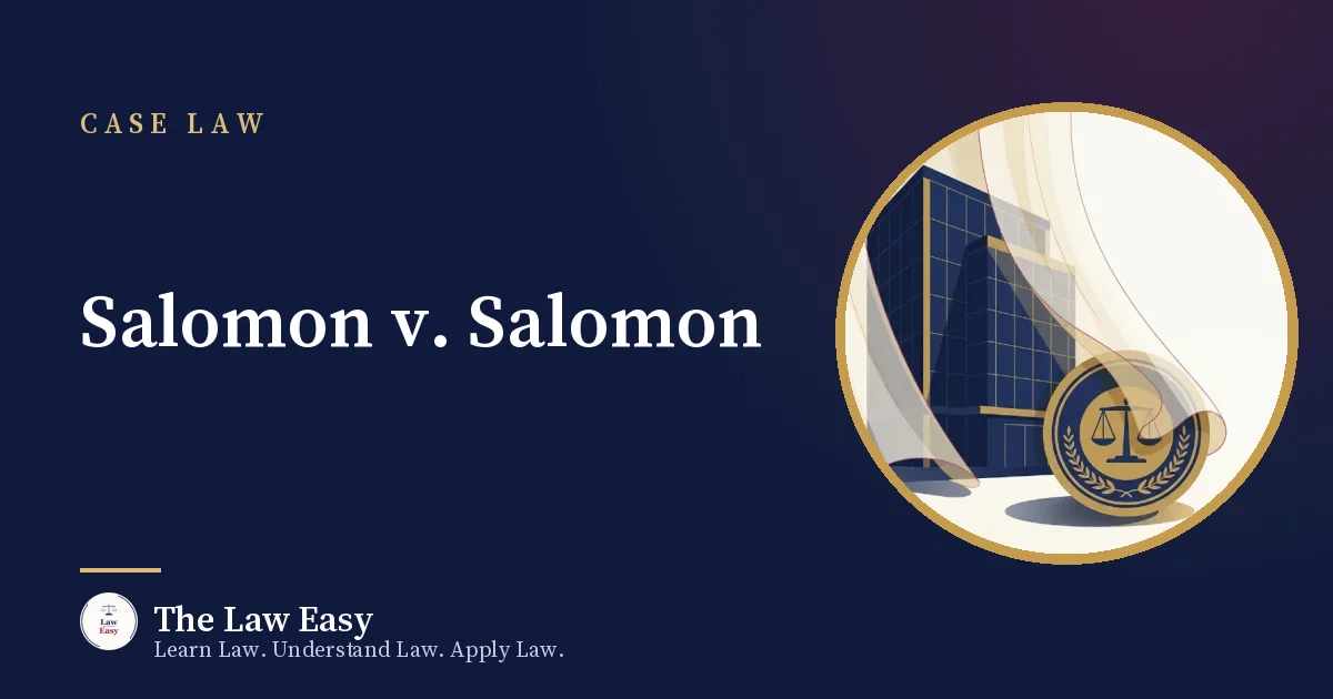 Cover: Salomon v. Salomon