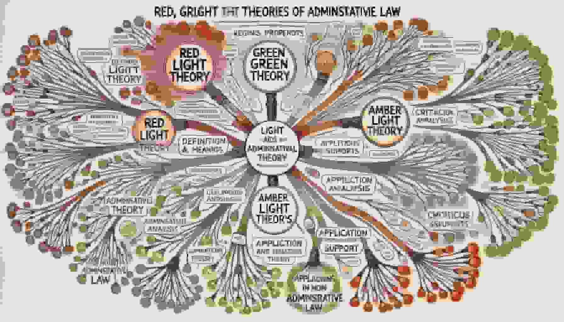 Red green and amber light theories of administrative law